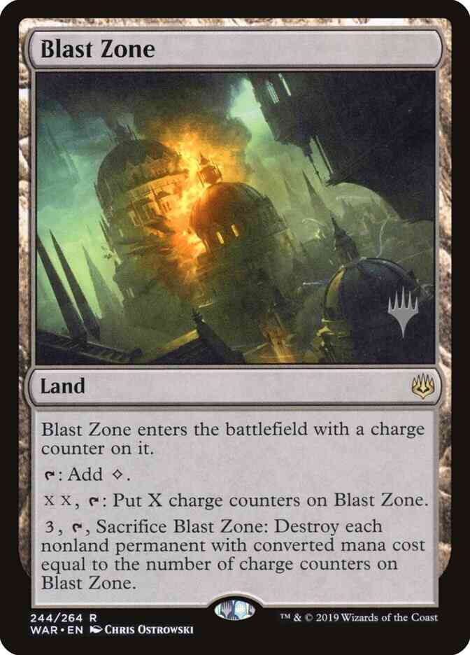 Blast zone promo – Magic Blast Zone [Promo Pack] [244p] [War of the Spark Promos] [Non-Foil]