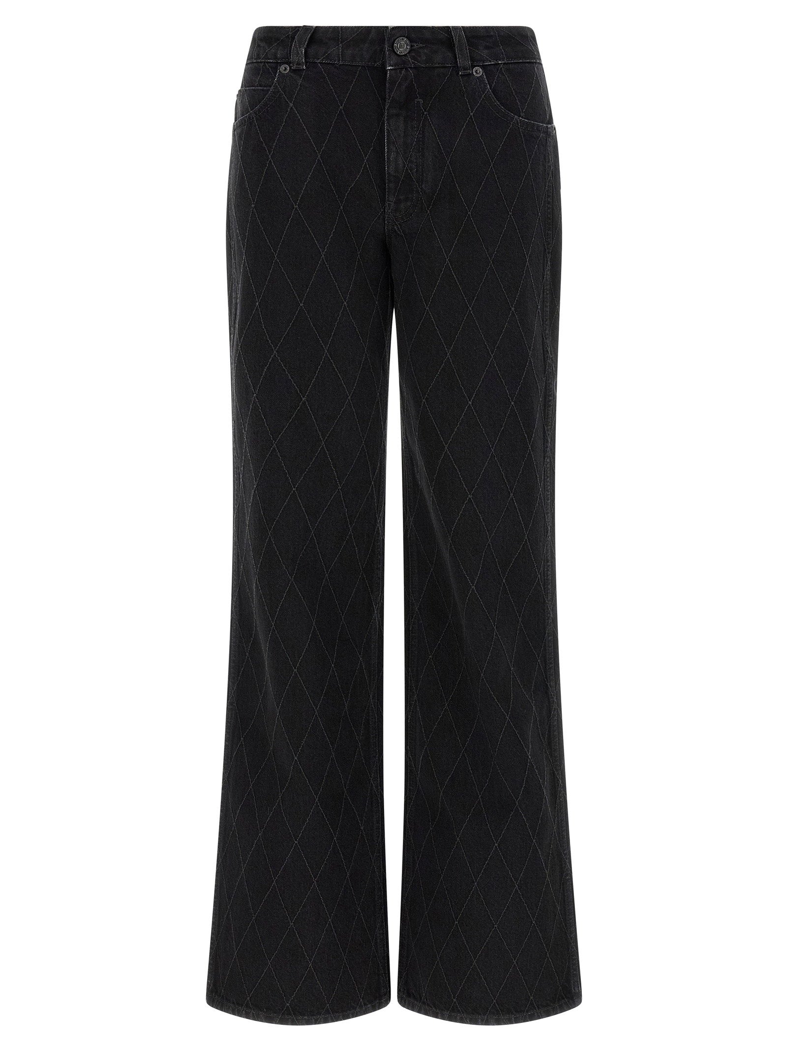Balmain Diamond-shaped Jeans – 100% cotton