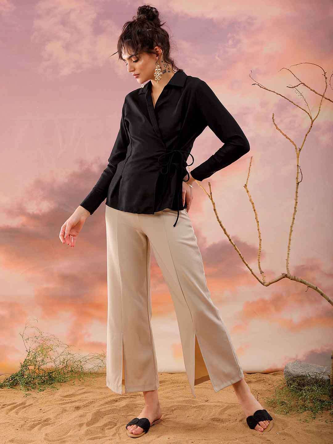 Freehand by The Indian Garage Co Women Solid Top - view 7