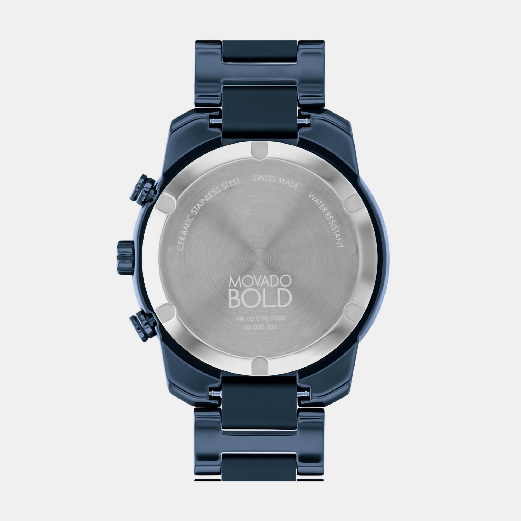 Movado Bold Men Quartz Blue Dial Chronograph Ceramic Watch 3601117 - view 3