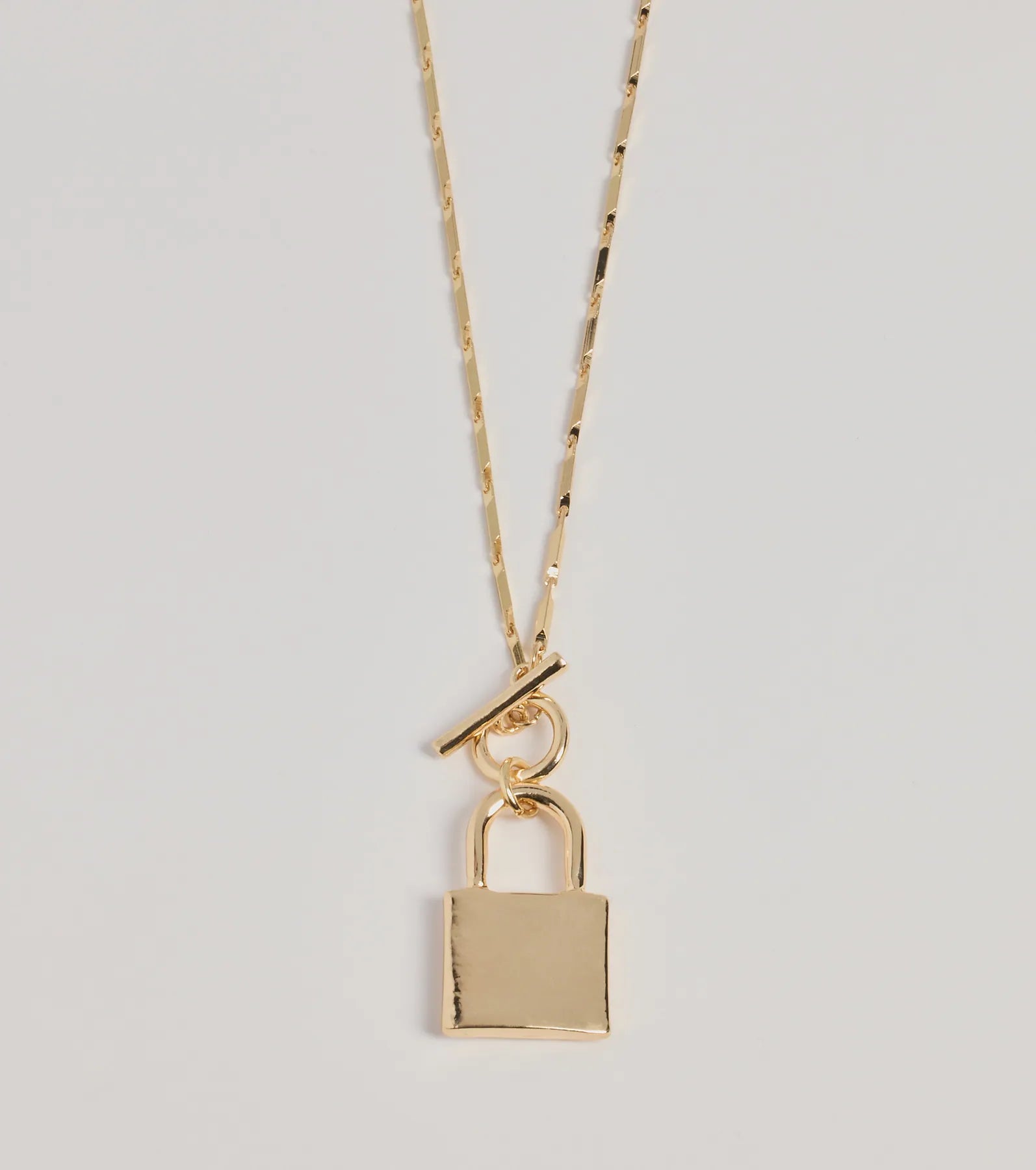 Windsor Glam Secret Lock Pendant Charm Necklace - view 2