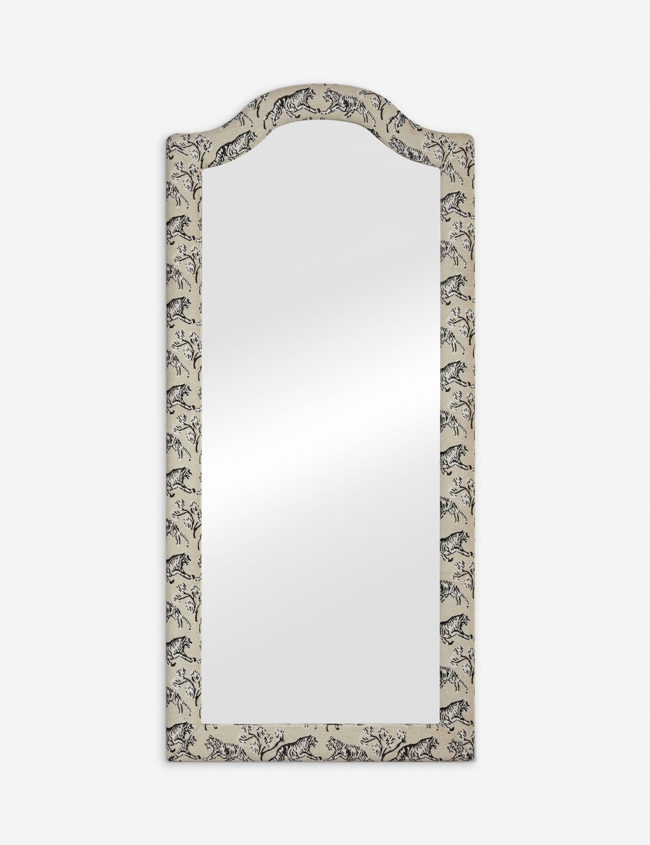 Lulu and Georgia Tiger Upholstered Full Length Mirror by Sarah Sherman Samuel - view 2