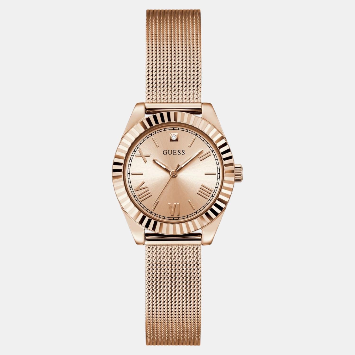 Guess Dress Women Quartz Rose Gold Dial Analog Mesh Watch GW0842L3 - view 2