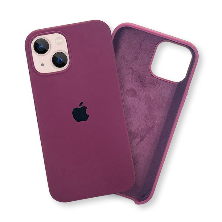 KShop iPhone 13 Mini Silicone Cover - Plum - view 4