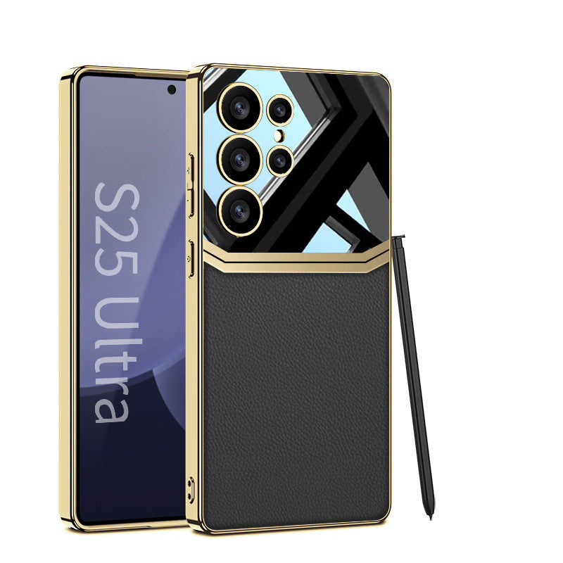Million Cases Royal Touch Electroplated Leather Case - Samsung