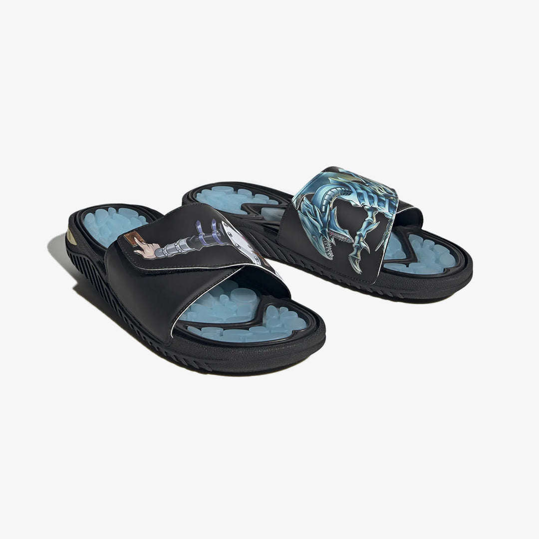Adidas Originals | REPTOSSAGE HOOK-AND-LOOP SLIDES { BLACK