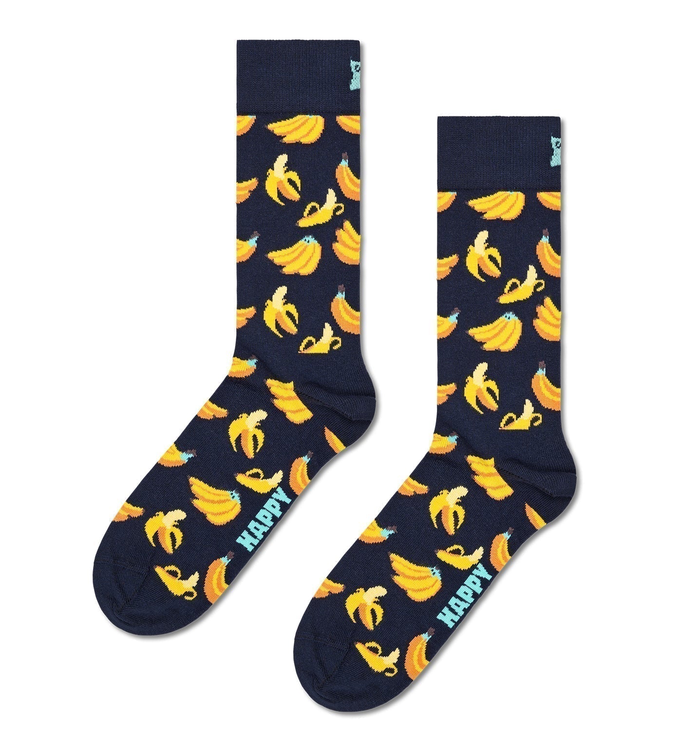 Happy Socks Unisex 2-Pack Classic Cherry and Banana Crew Length Socks for Women and Men - view 3