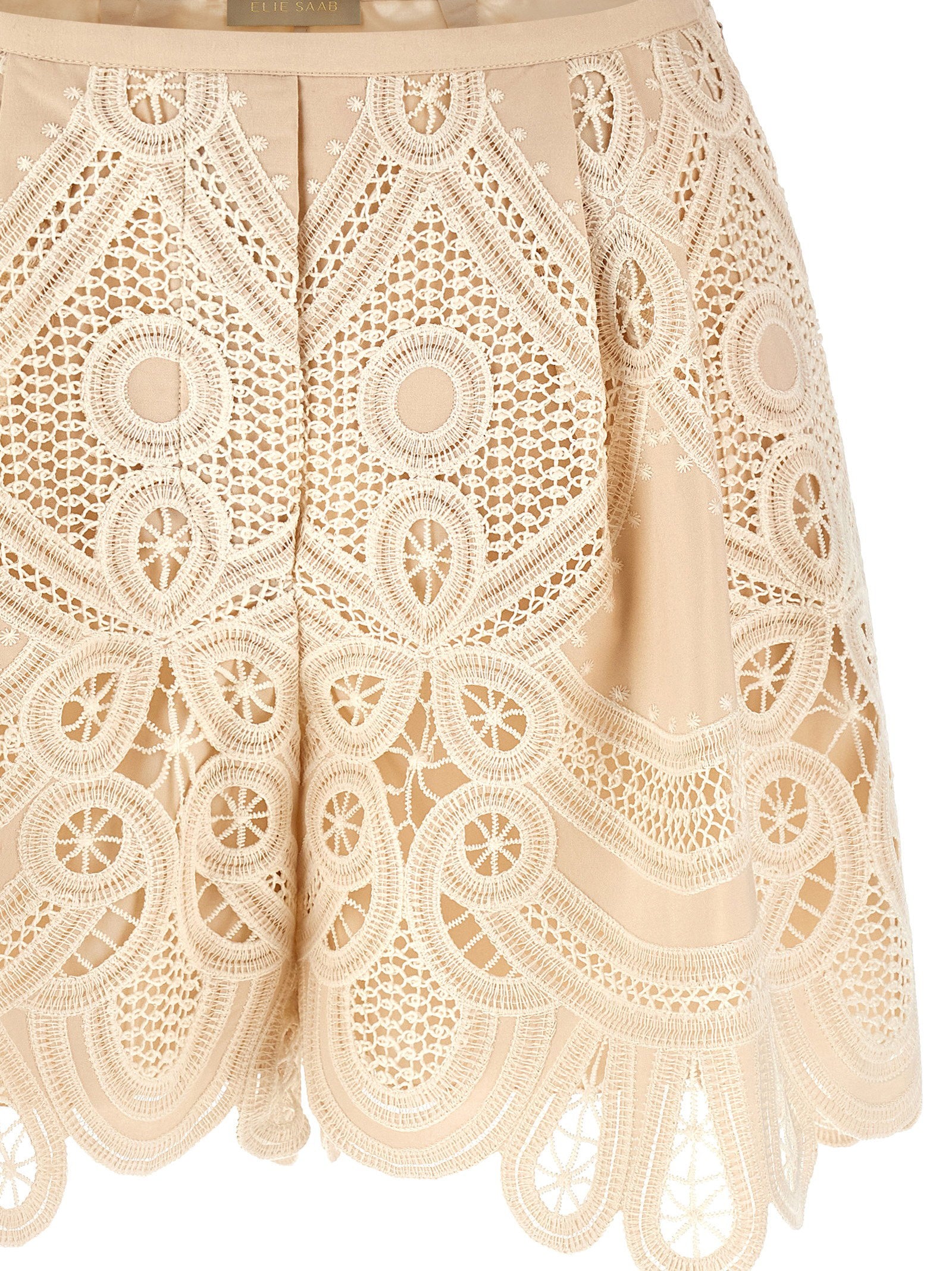 Elie Saab Macramé Embroidery Shorts – 100% polyester - view 3
