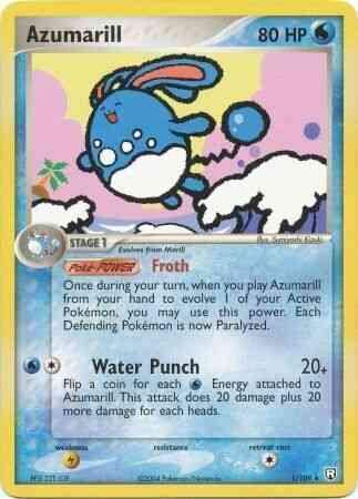 Pokémon Azumarill - 1/109 - Theme Deck Exclusive [ex7msp-1] [Non-Holo]