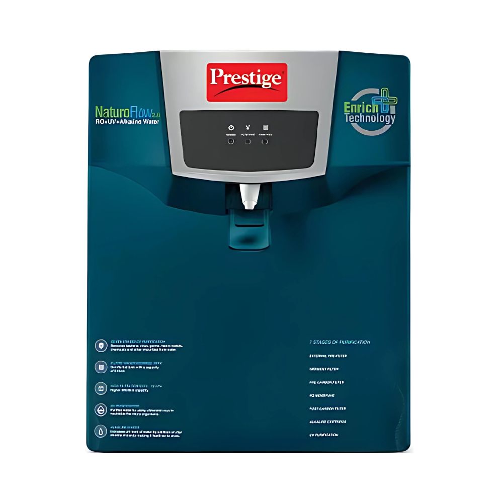 Naturoflow 2 0 – Prestige Naturoflow 2.0 8 L RO + UV Water Purifier | Blue