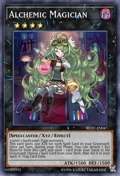 Yu-Gi-Oh! Alchemic Magician - REDU-EN047 - Super Rare - Unlimited