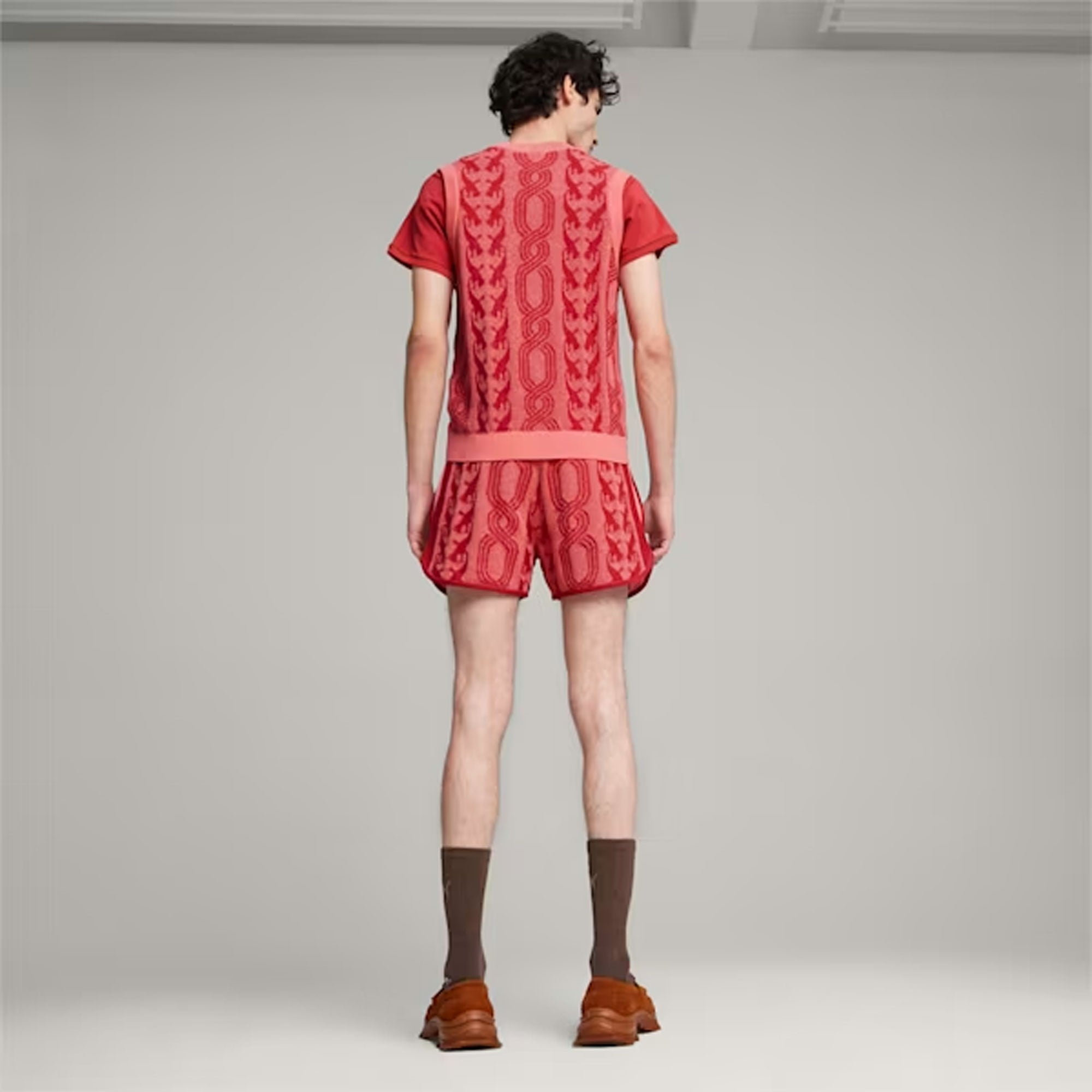 PUMA | x PALOMO T7 SHORTS { PASSIONFRUIT - view 2