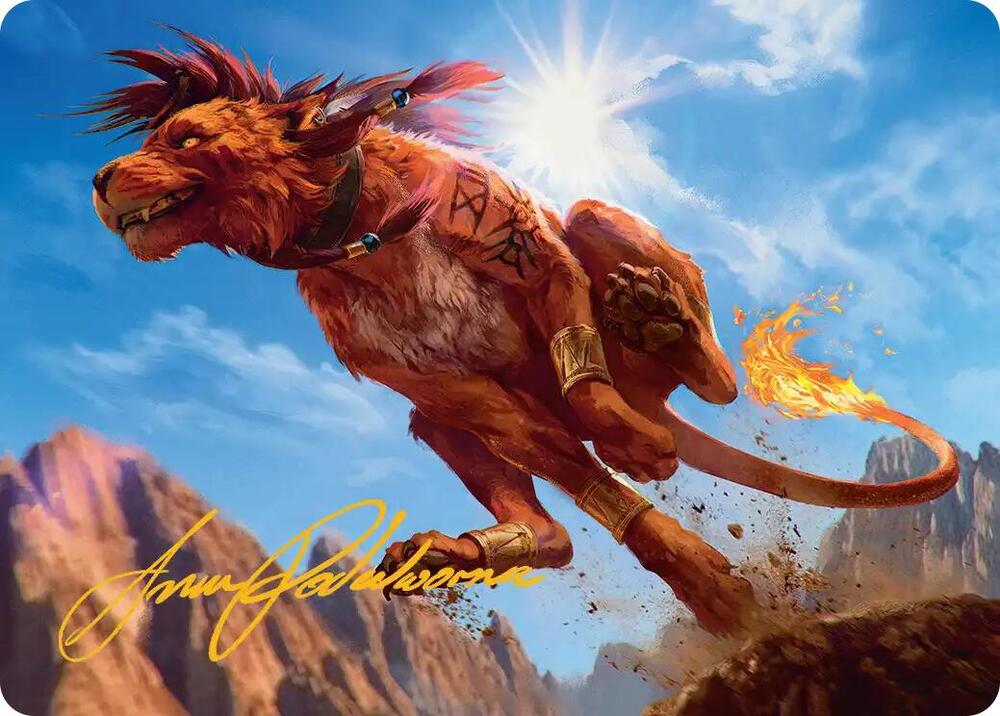 Red xiii proud – Magic 30/53 - Red XIII, Proud Warrior Art Card [FINAL FANTASY: Art Series] [Gold-Stamped]