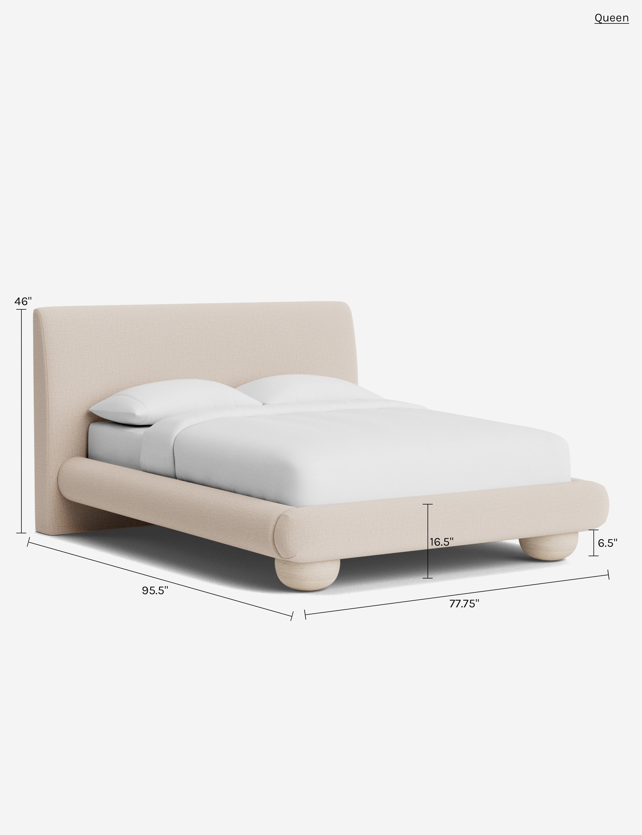 Lulu and Georgia Rigby Platform Bed - view 213