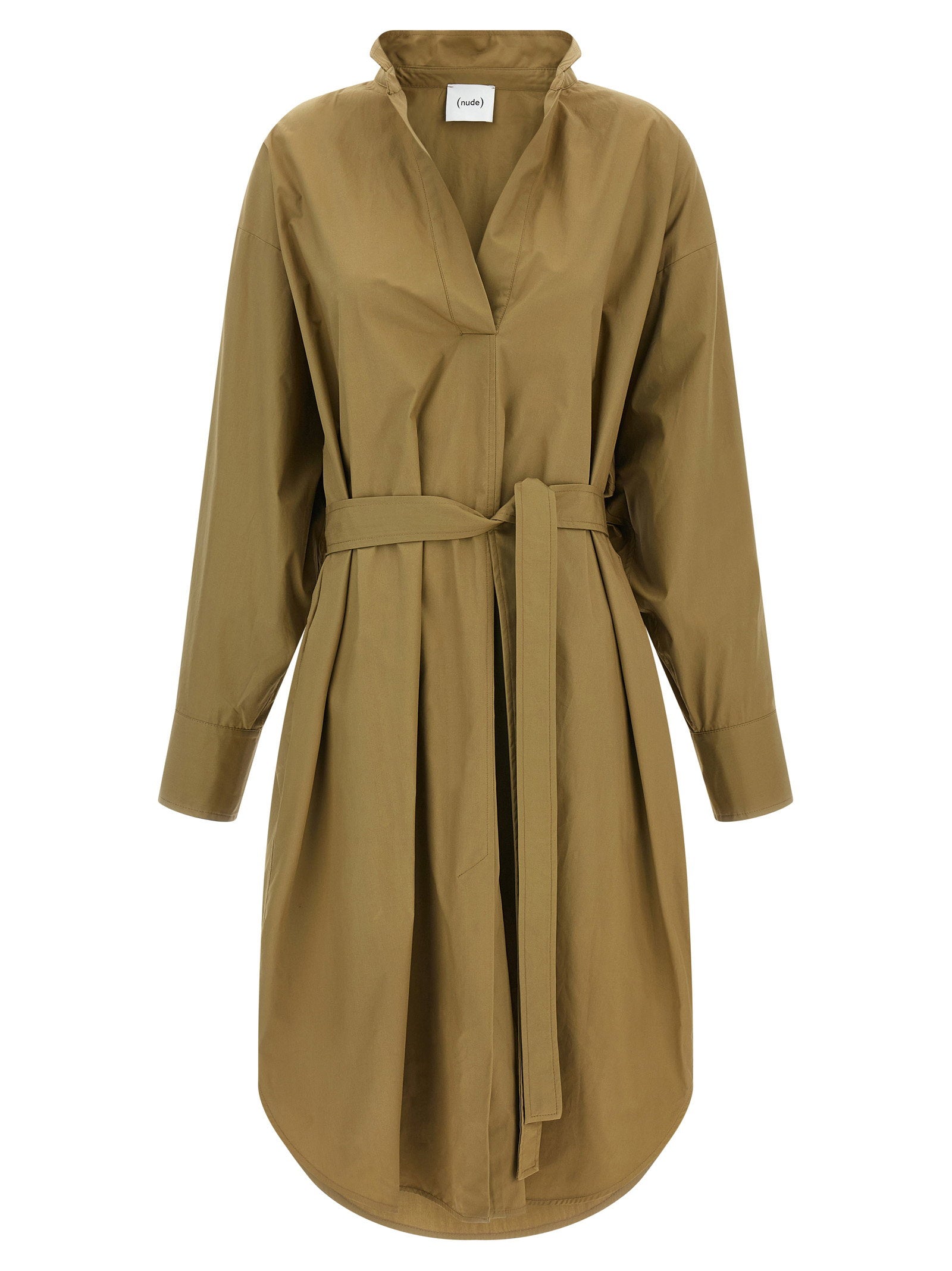 Nude Chemisier Dress – 100% cotton