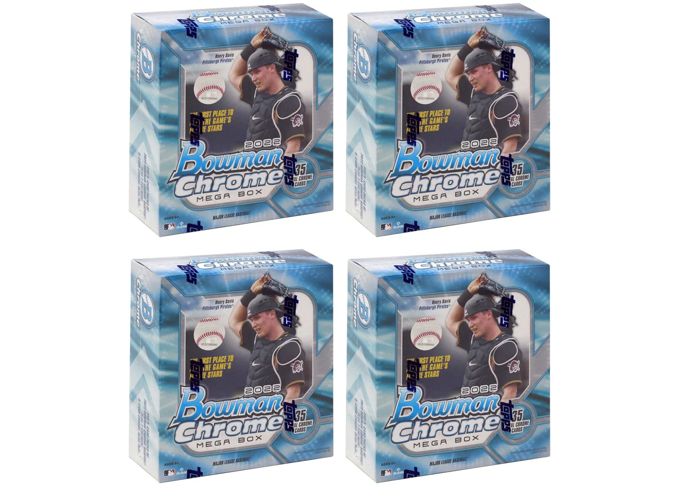 2022 Bowman Chrome Baseball Mega Box 4x Lot