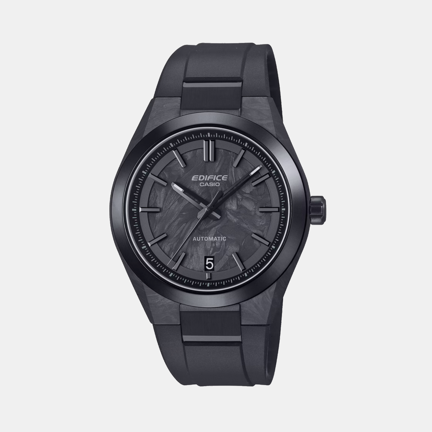 Casio Edifice Men Automatic Black Dial Analog Stainless Steel Watch ED673 - EFK-100XPB-1A