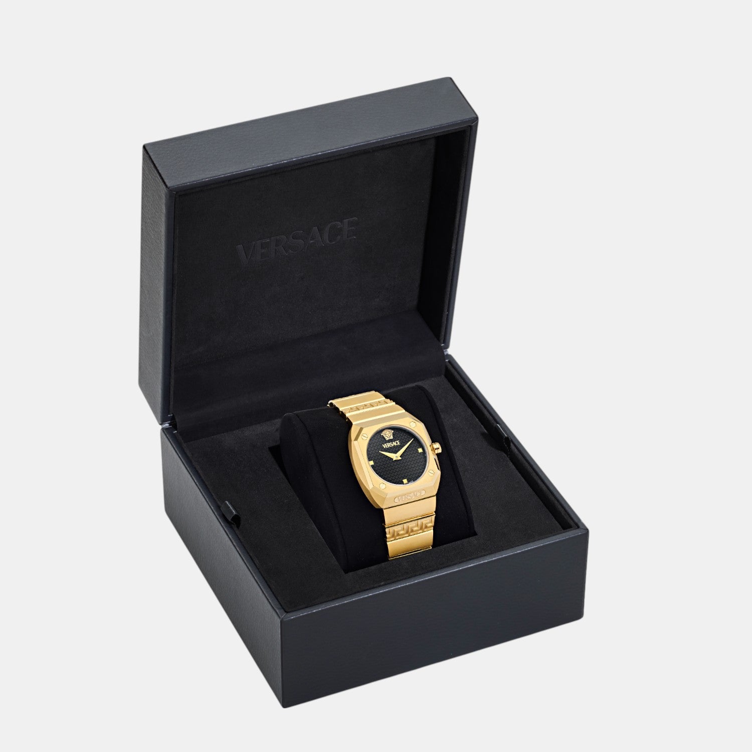 Versace Antares Women Quartz Black Octogonal Dial Analog Stainless Steel Watch VE9E00524 - view 3