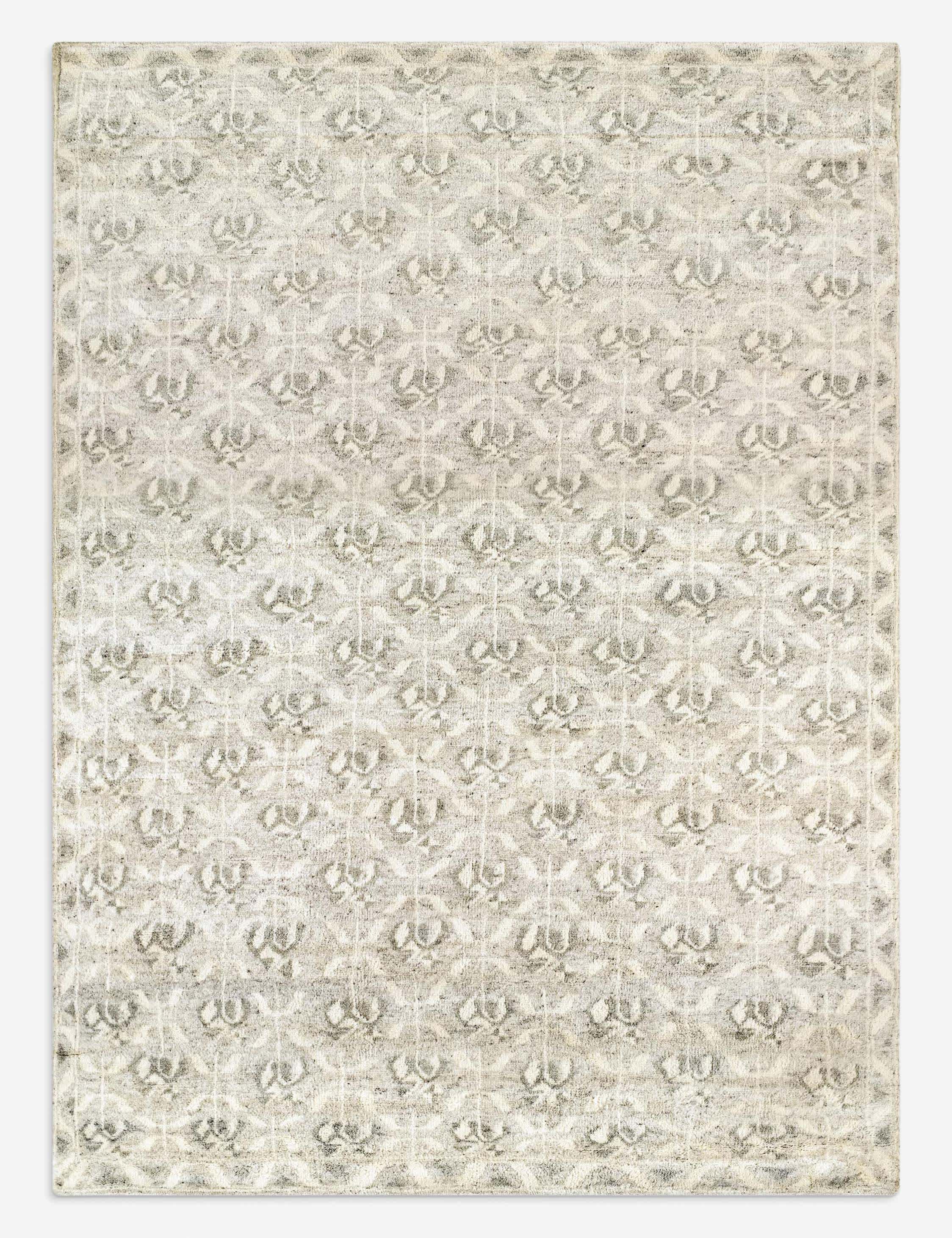 Lulu and Georgia Valeria Hand-Knotted Wool-Blend Rug