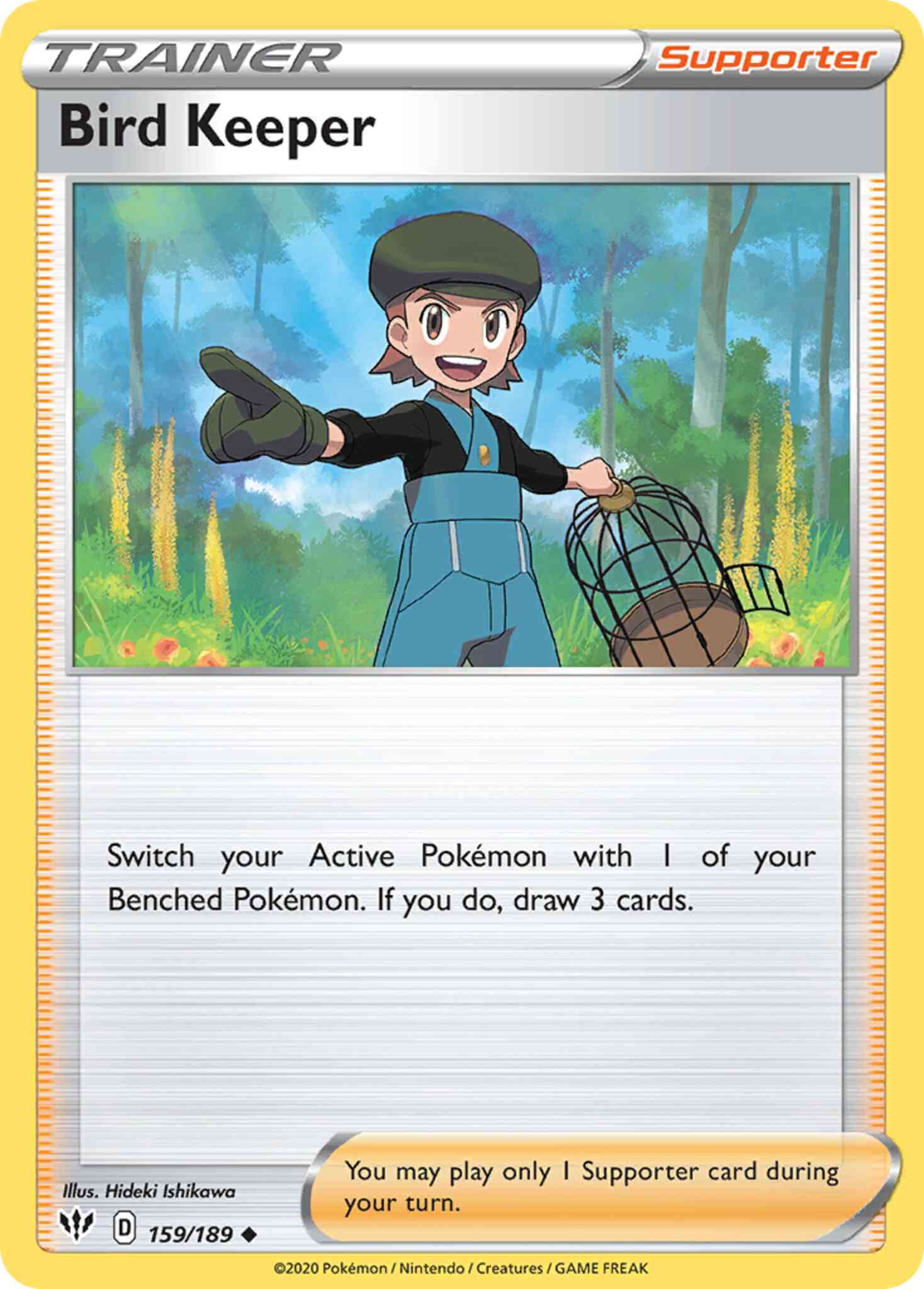 Uncommon swsh3-159 non-holo – Pokémon Bird Keeper - 159/189 - Uncommon [swsh3-159] [Non-Holo]