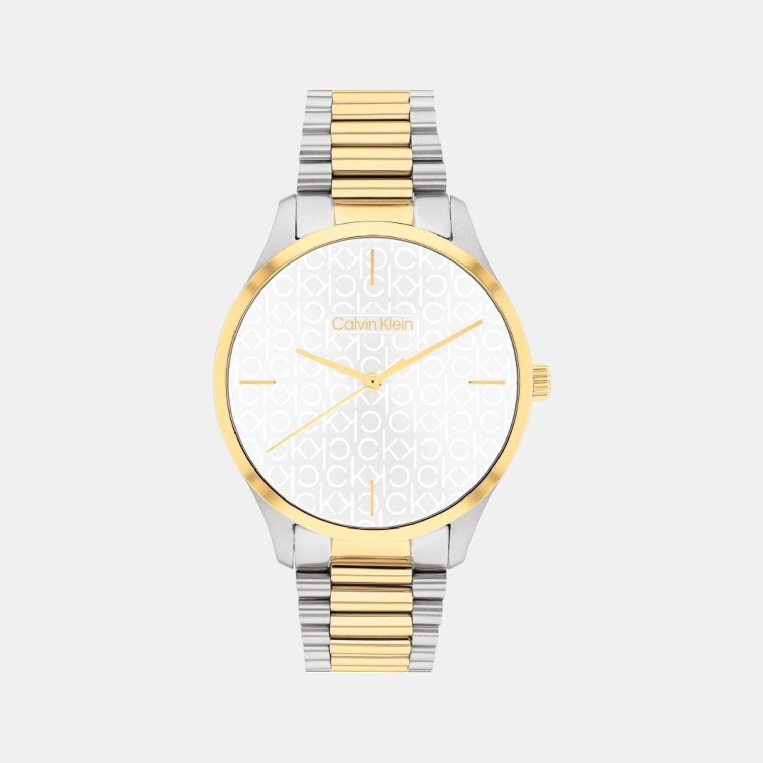 Calvin Klein Ck Iconic Unisex Quartz Silver Dial Analog Stainless Steel Watch 25200167