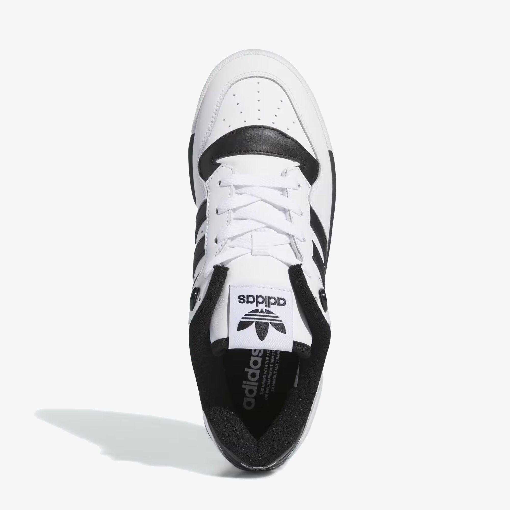 Adidas Originals | RIVALRY LOW { CLOUD WHITE/CORE BLACK - view 2