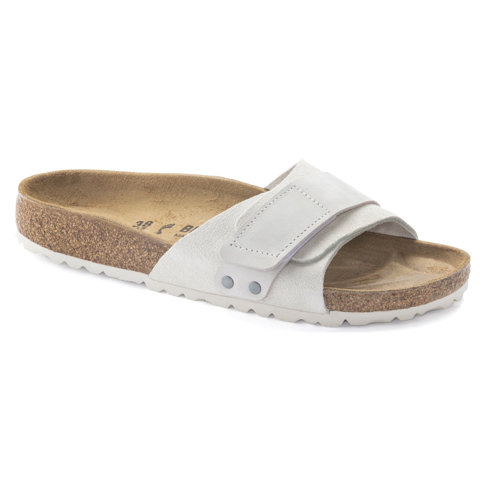 Birkenstock Oita Suede Leather – White White/Antique White - view 9
