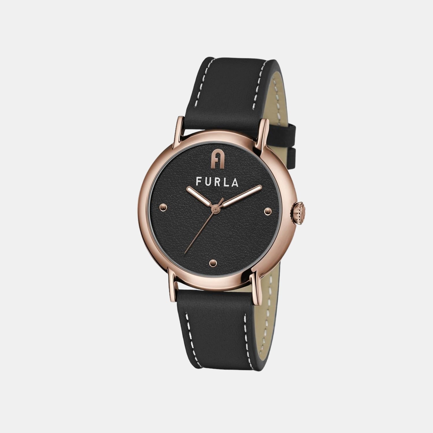 Furla Heritage Women Quartz Black Dial Analog Leather Watch WW00023013L3 - view 5