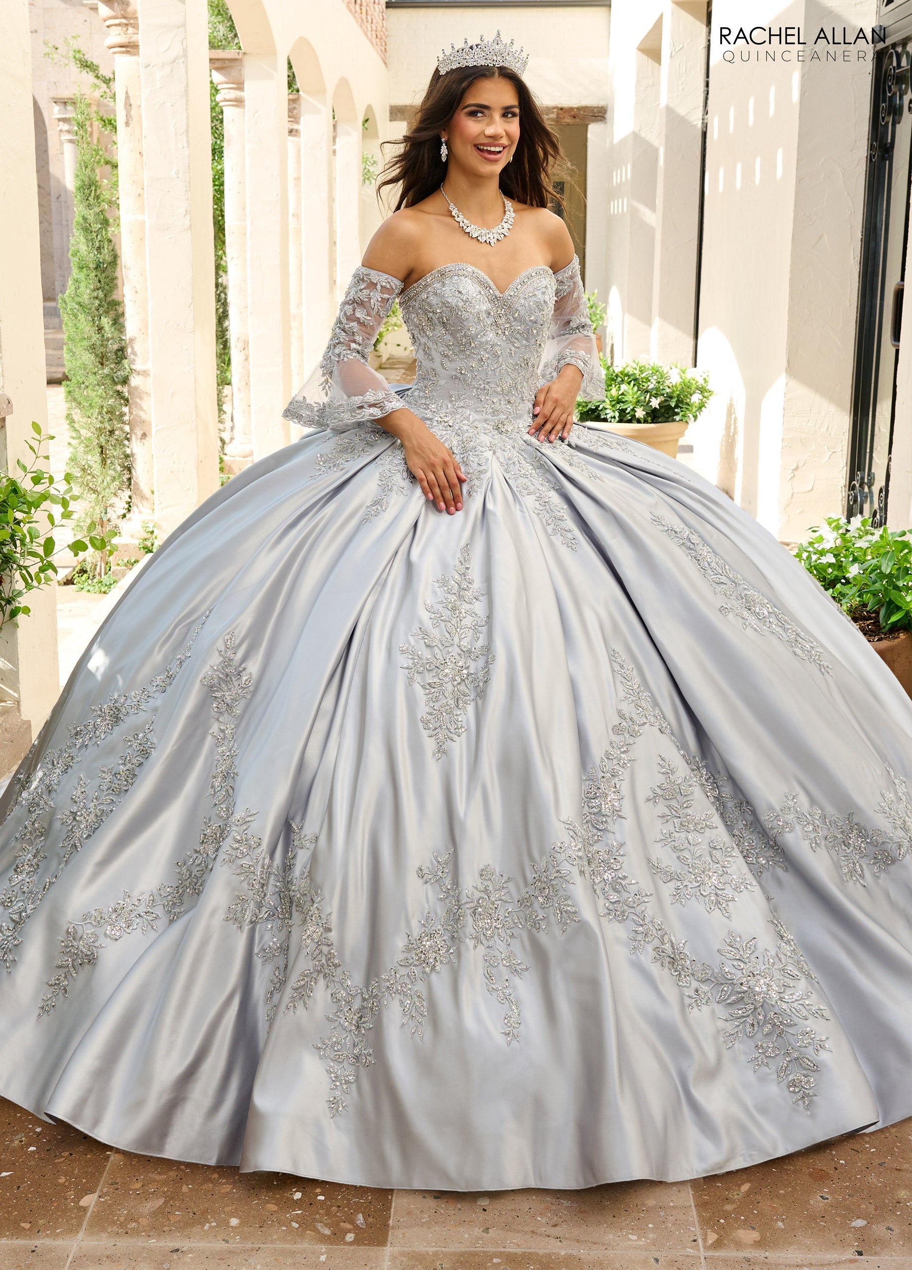 Mary's Bridal Long Sleeve Quinceanera Dress by Rachel Allan RQ2217