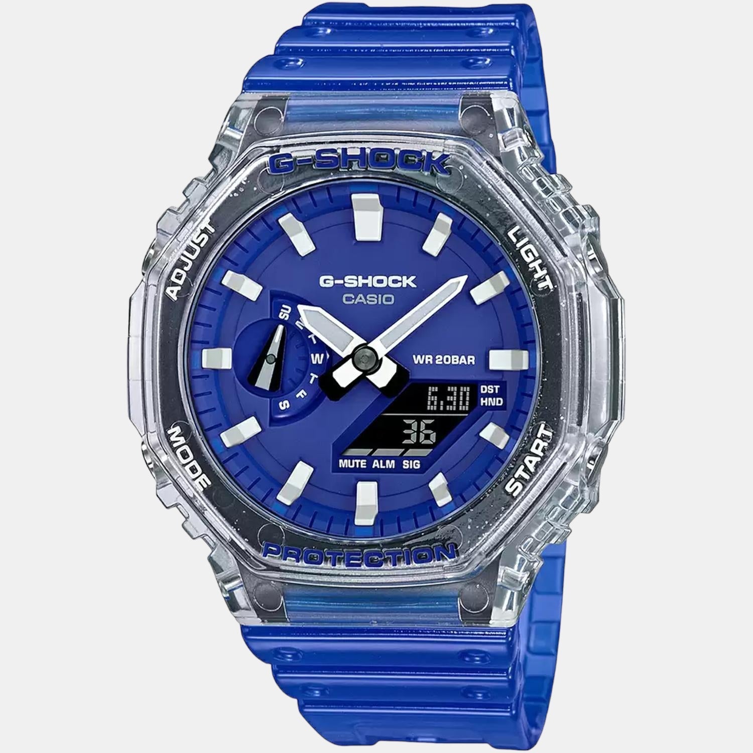 Casio G-Shock Men Quartz Blue Dial Analog-Digital Resin Watch G1116 - view 2