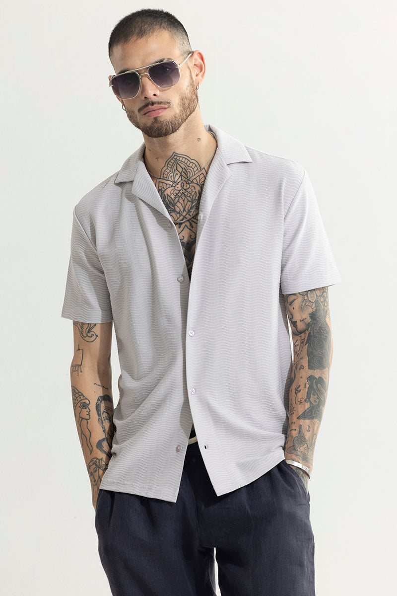 SNITCH Swishes Cloud Grey Shirt