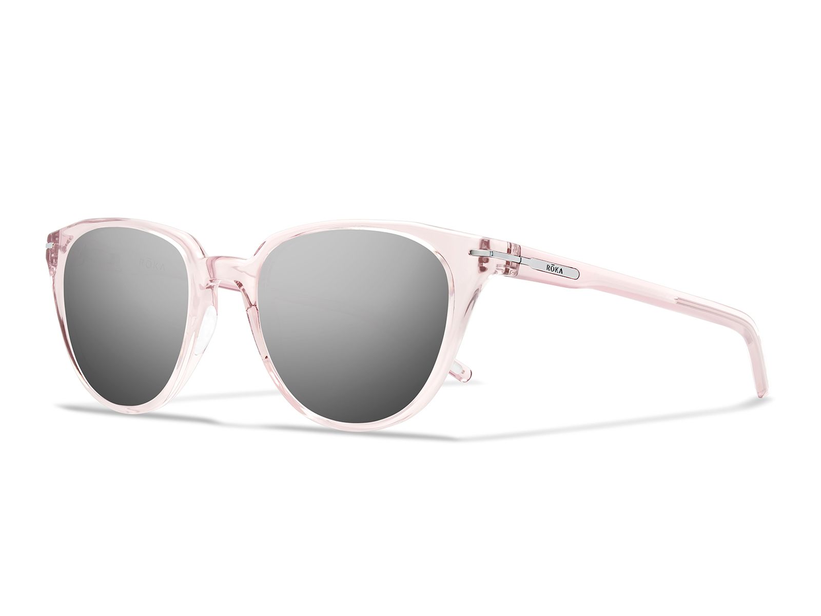 ROKA Lola 2.0 Sunglasses Outlet – Crystal Tahoe Frame - Dark Carbon (Polarized) Lens - view 23