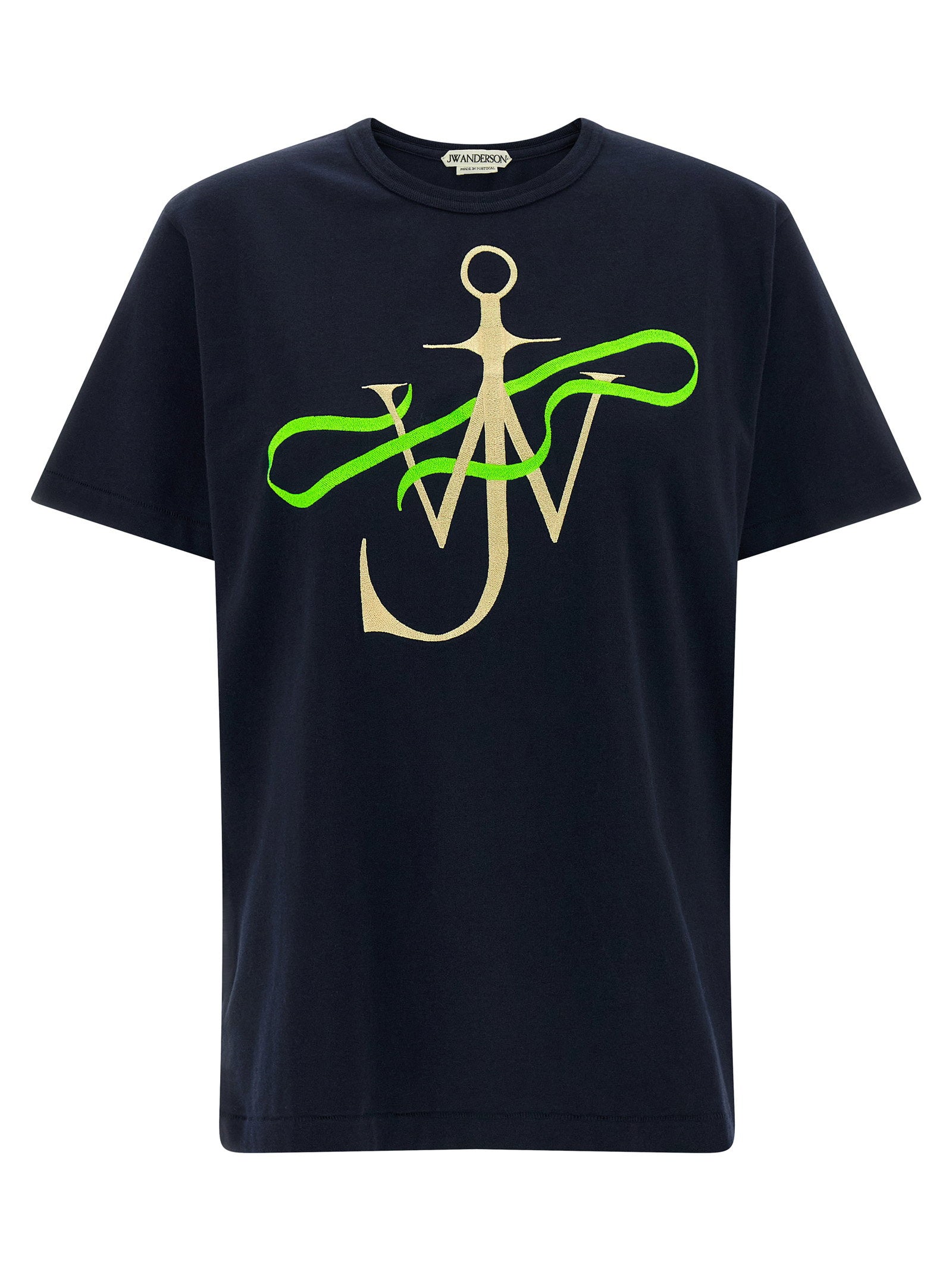 J.w.anderson Ribbon Anchor T-shirt – 100% cotton