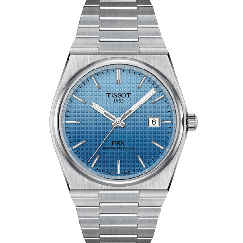 Tissot T-Classic PRX Ice Blue Chameleon Dial Men 40mm T1374071135101