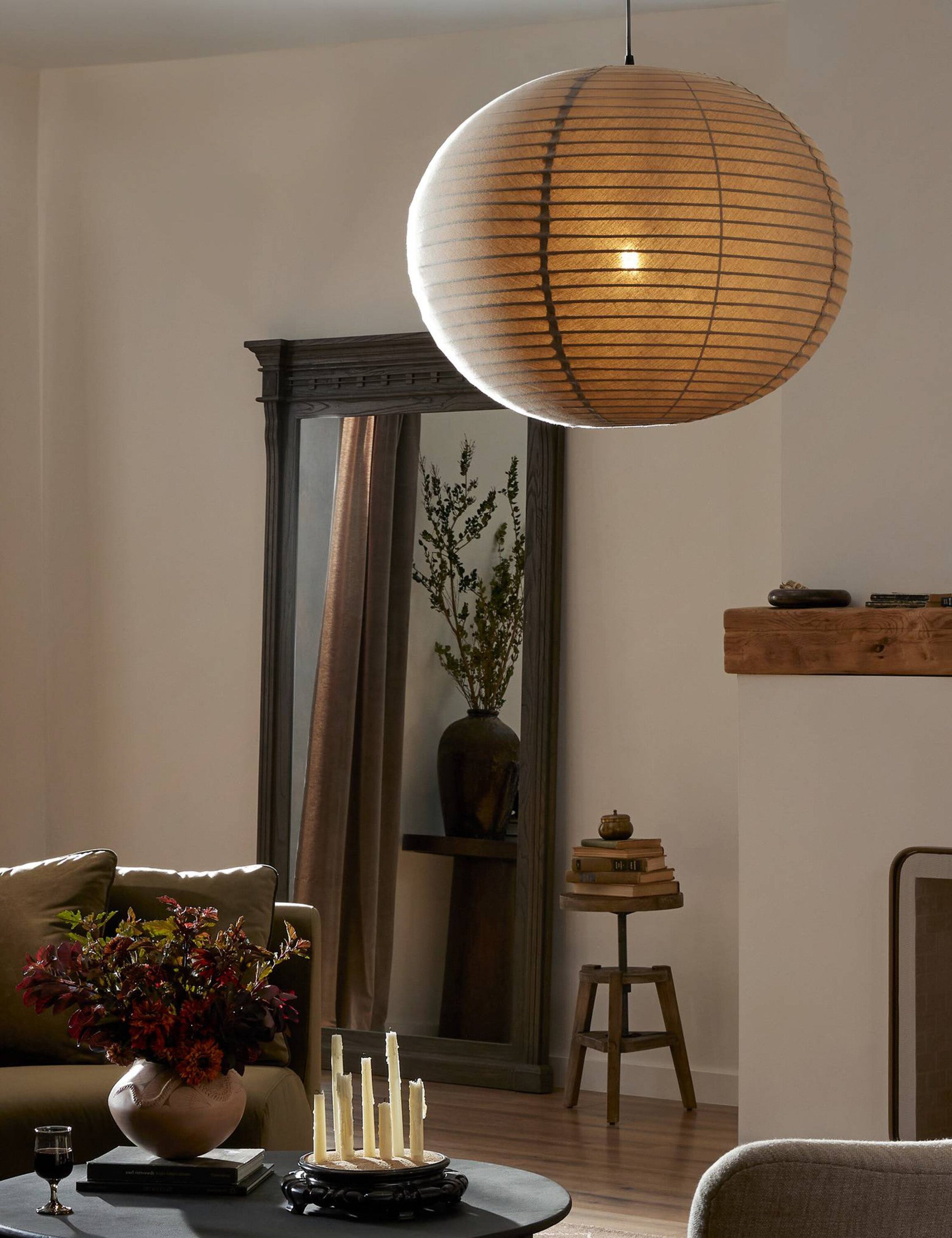 Lulu and Georgia Chastain Pendant Light – Tan - view 2