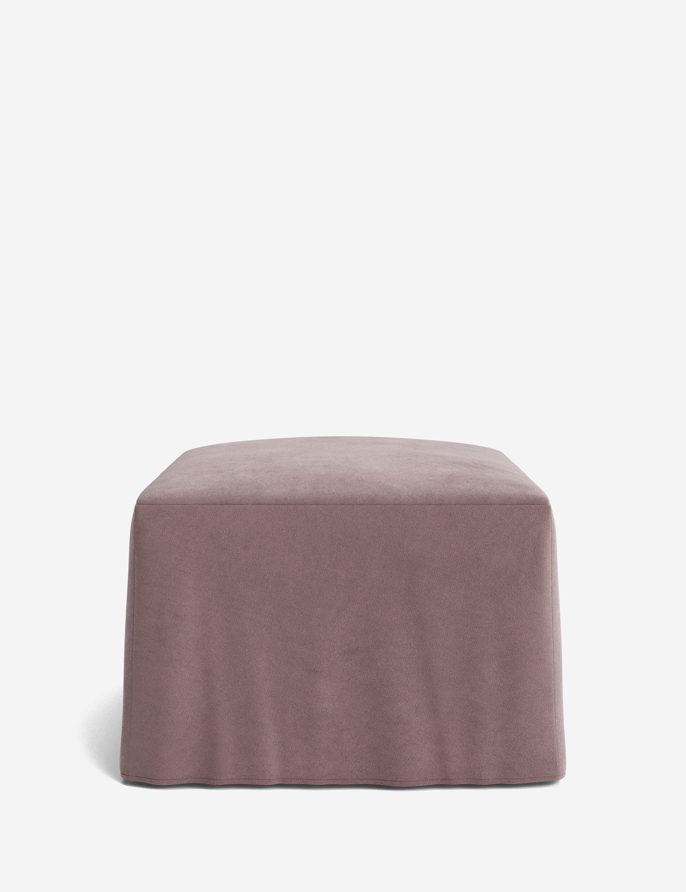 Lulu and Georgia Portola Slipcover Ottoman - view 133