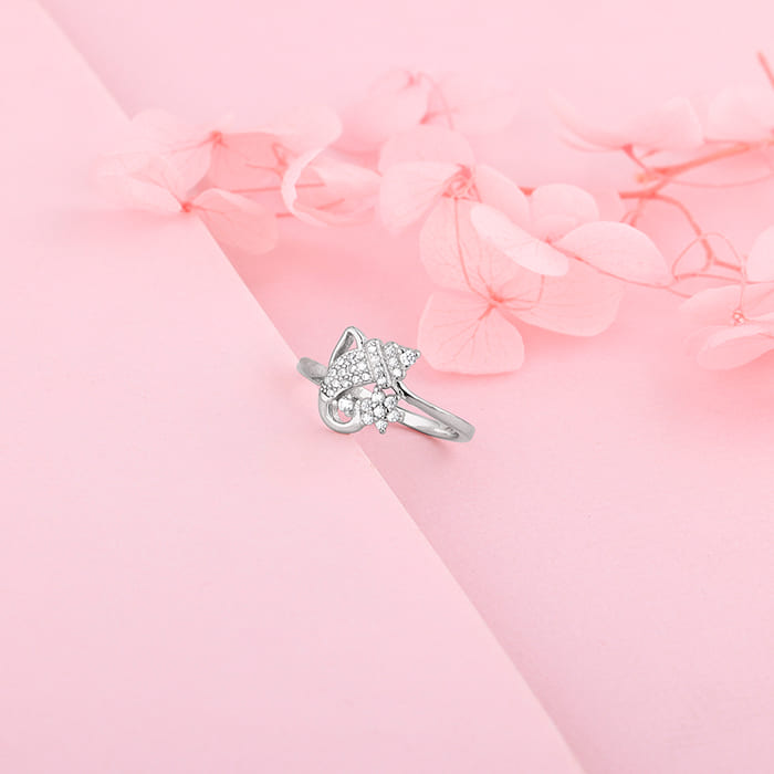 GIVA Jewellery Silver Ganesh Ring - view 2