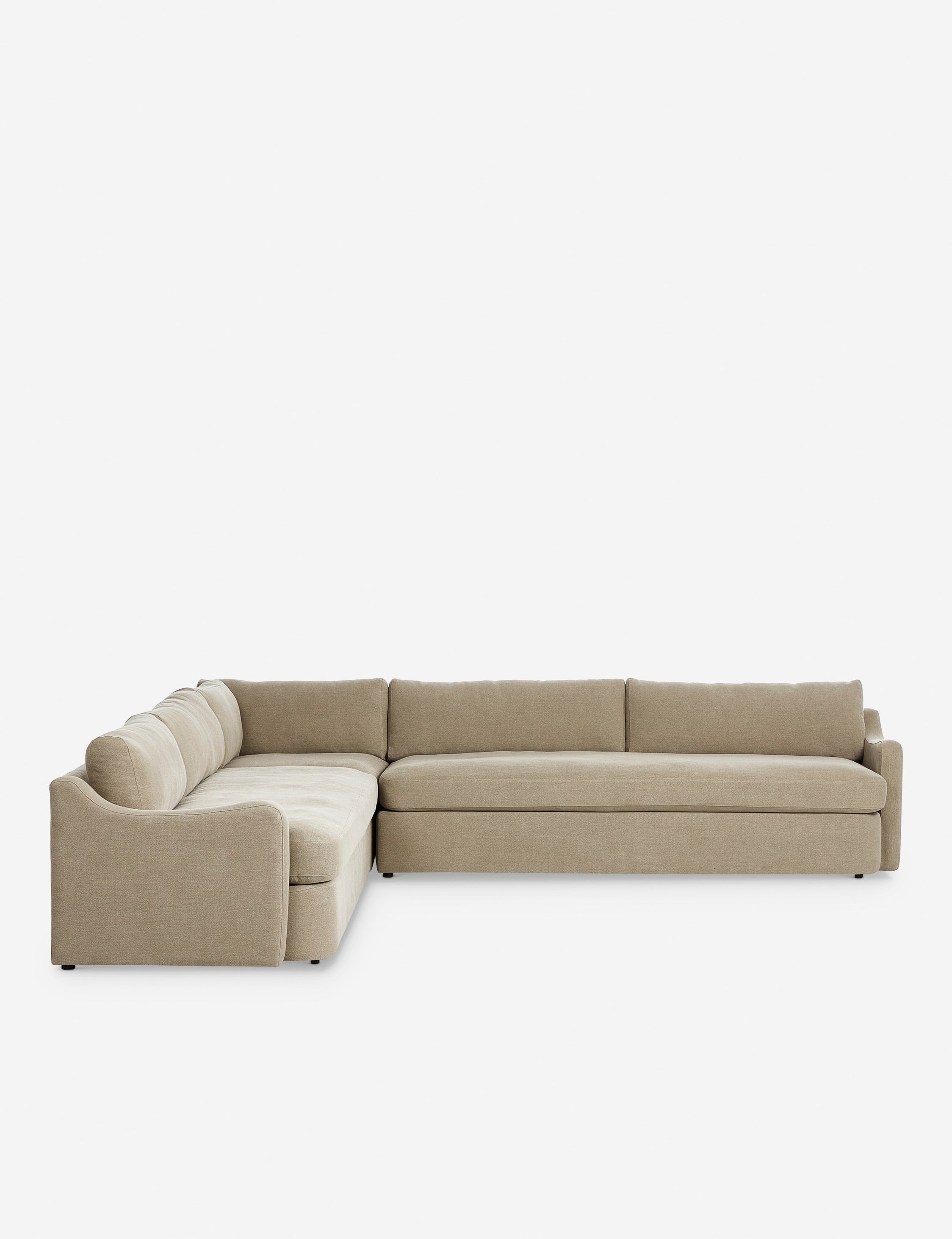 Lulu and Georgia Aurelia Sectional Sofa by Amber Lewis x Four Hands - view 2