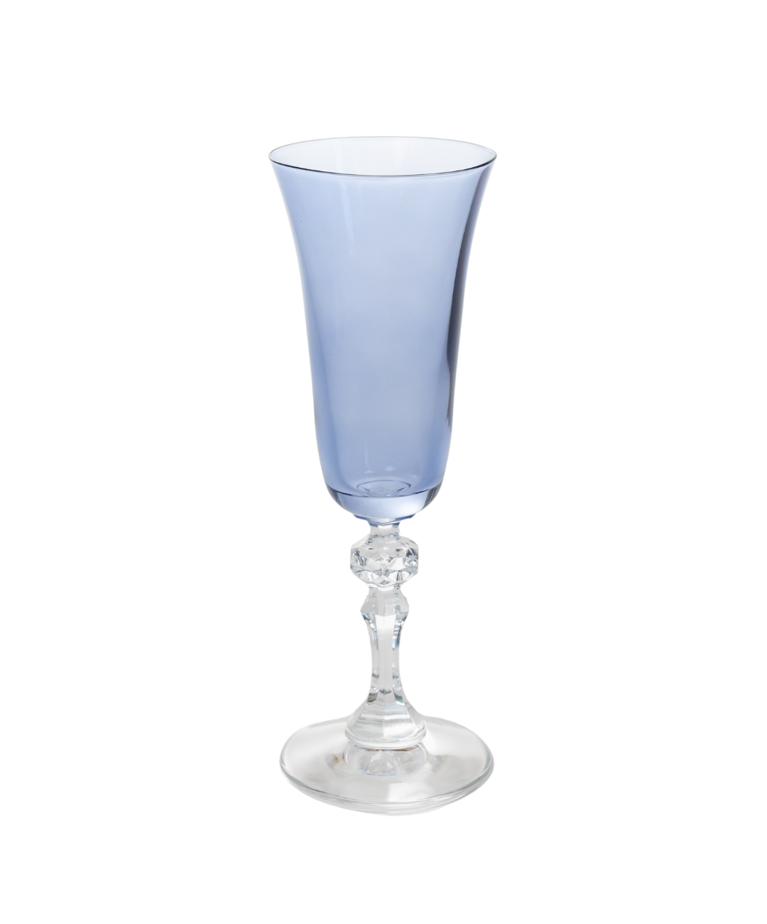 Estelle Colored Glass Estelle Colored Regal Flute With Clear Stem - Set of 2 {Cobalt Blue} - view 8