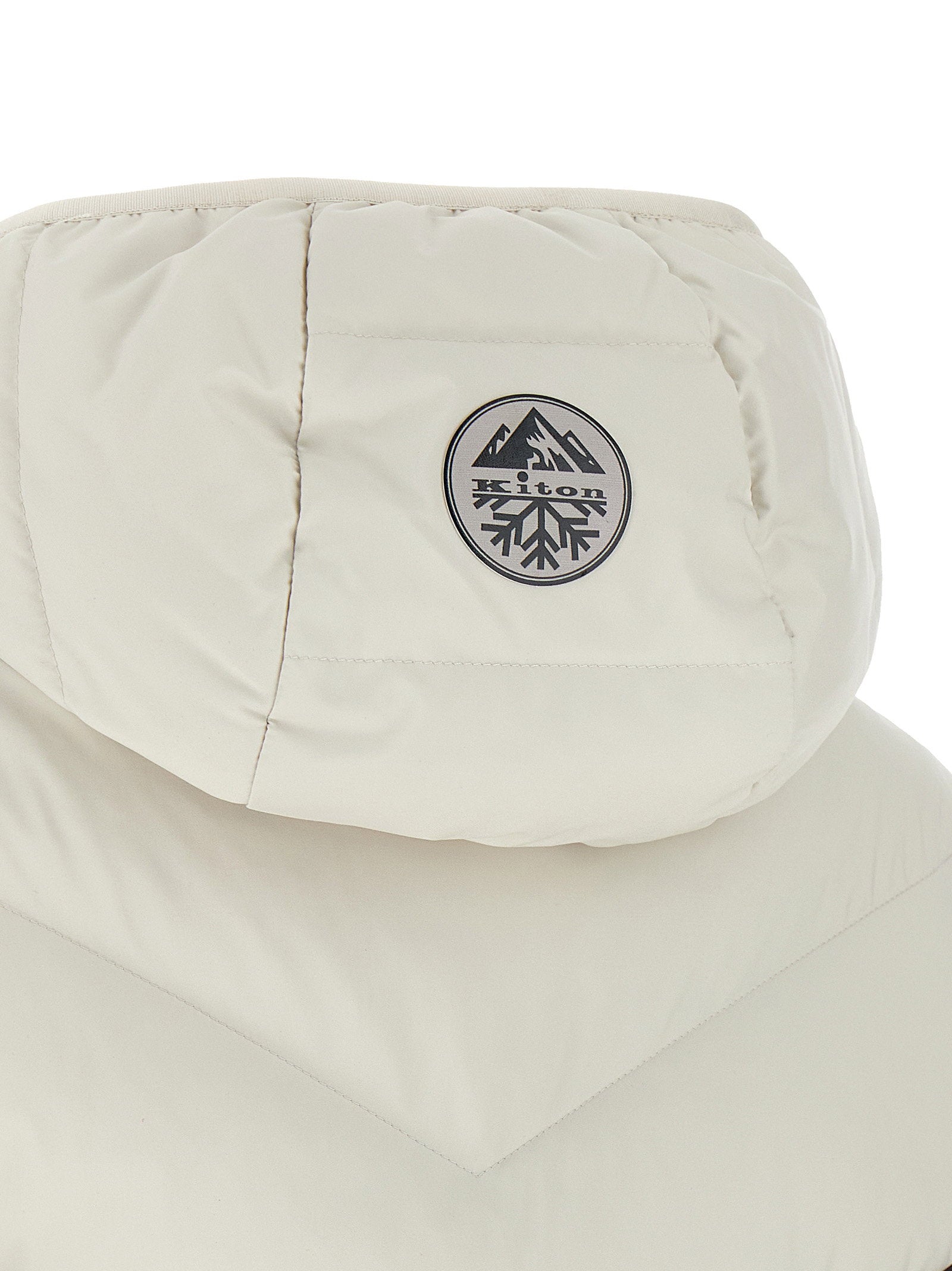 Kiton Chevron Stitching Padded Vest - view 5