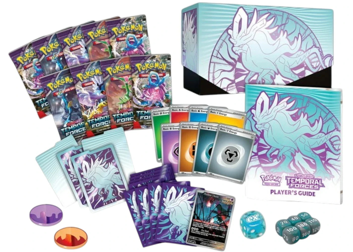 2024 Pokémon Scarlet & Violet Temporal Forces (Walking Wake) Elite Trainer Box 4x Lot - view 2