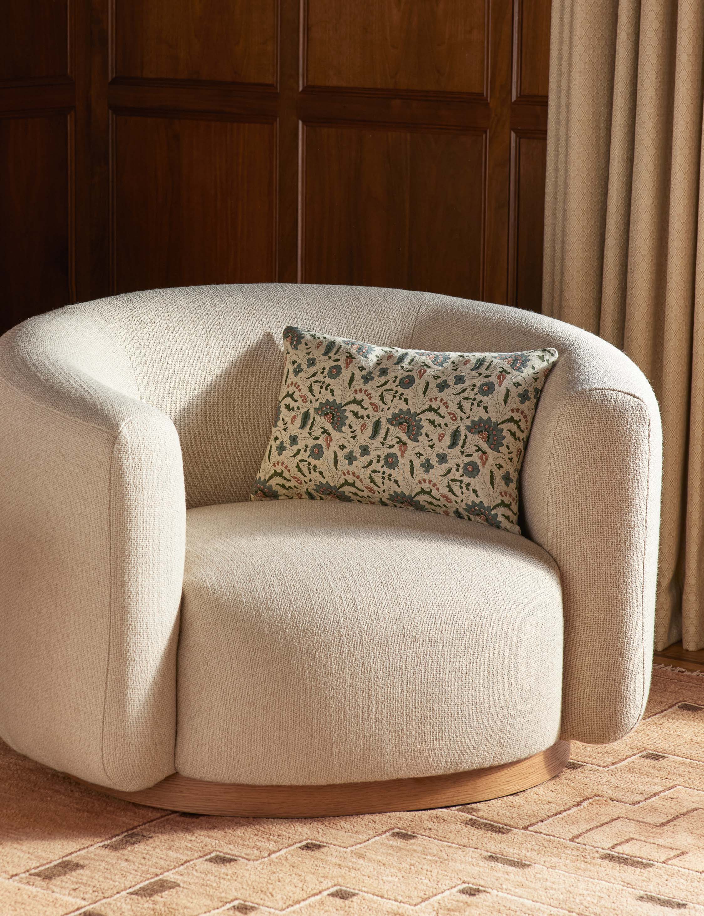 Lulu and Georgia Eames Linen Pillow - view 17