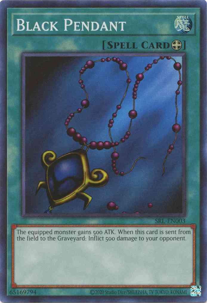 Yu-Gi-Oh! Black Pendant - 25th Anniversary - SRL-EN003 - Super Rare - Unlimited