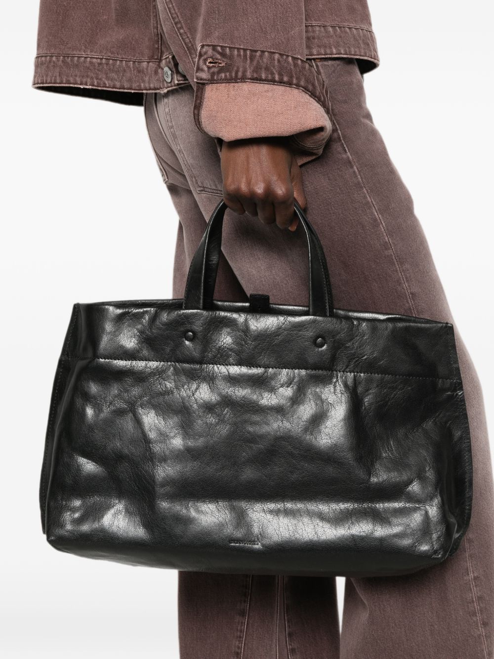 Lihann George Canvas Tote Bag – BUFFALO LEATHER 100% - view 2