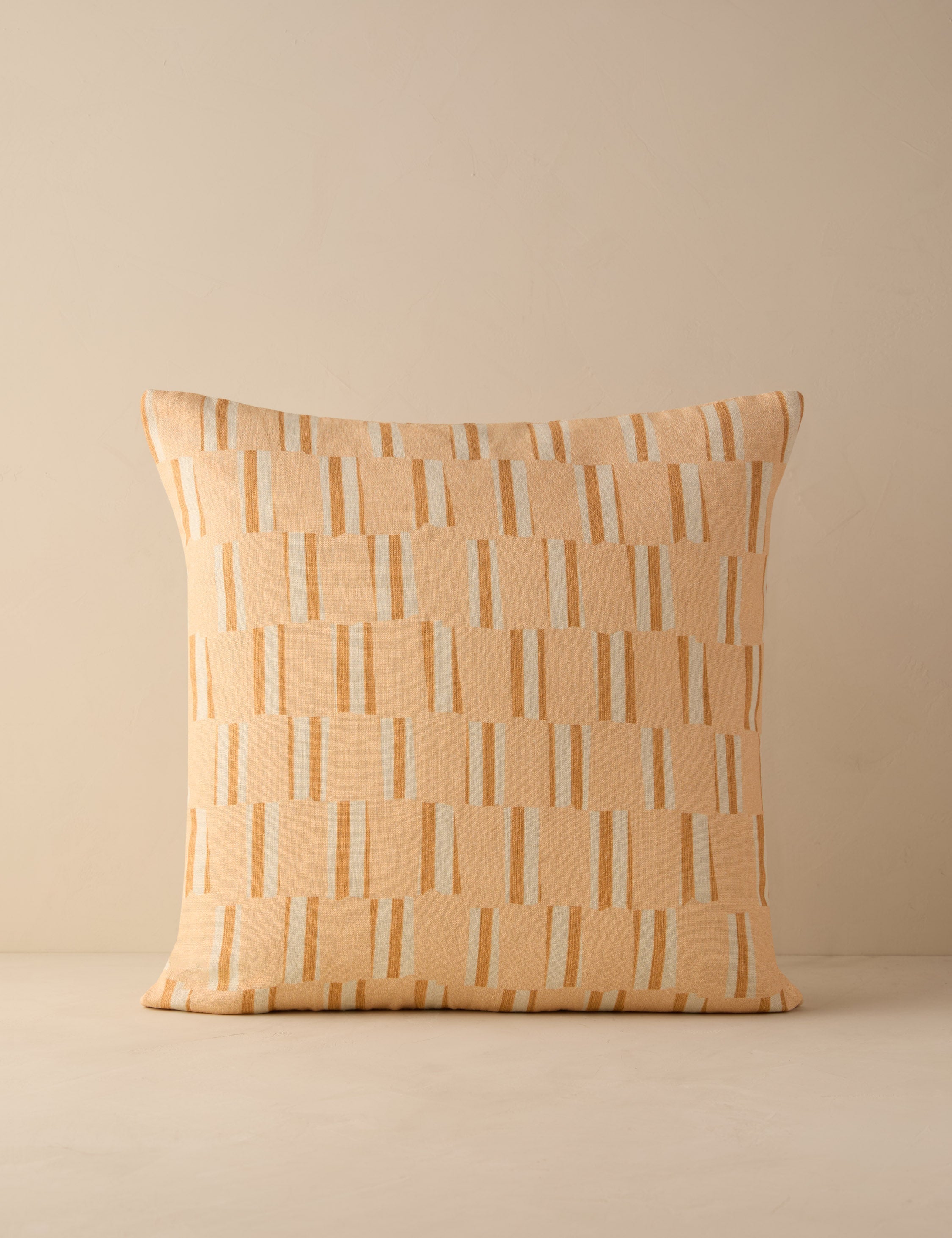 Lulu and Georgia Ikoni Linen Pillow by Sarah Sherman Samuel