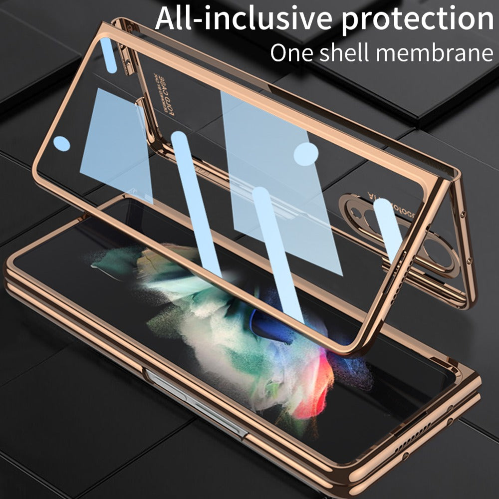 Samsung Galaxy Z Fold4 Transparent Pen Slot Folding Case - view 9