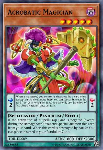 Yu-Gi-Oh! Acrobatic Magician - TDIL-EN009 - Rare - Unlimited