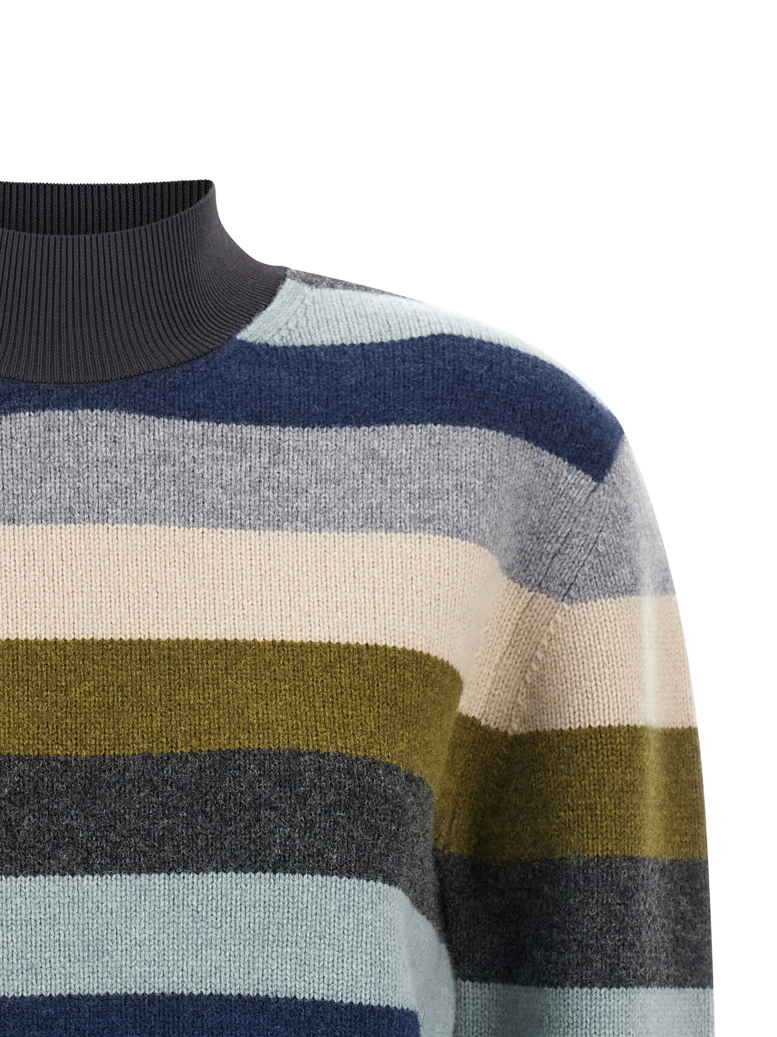 Tory Burch Striped Wool Sweater – 100% wool - view 3