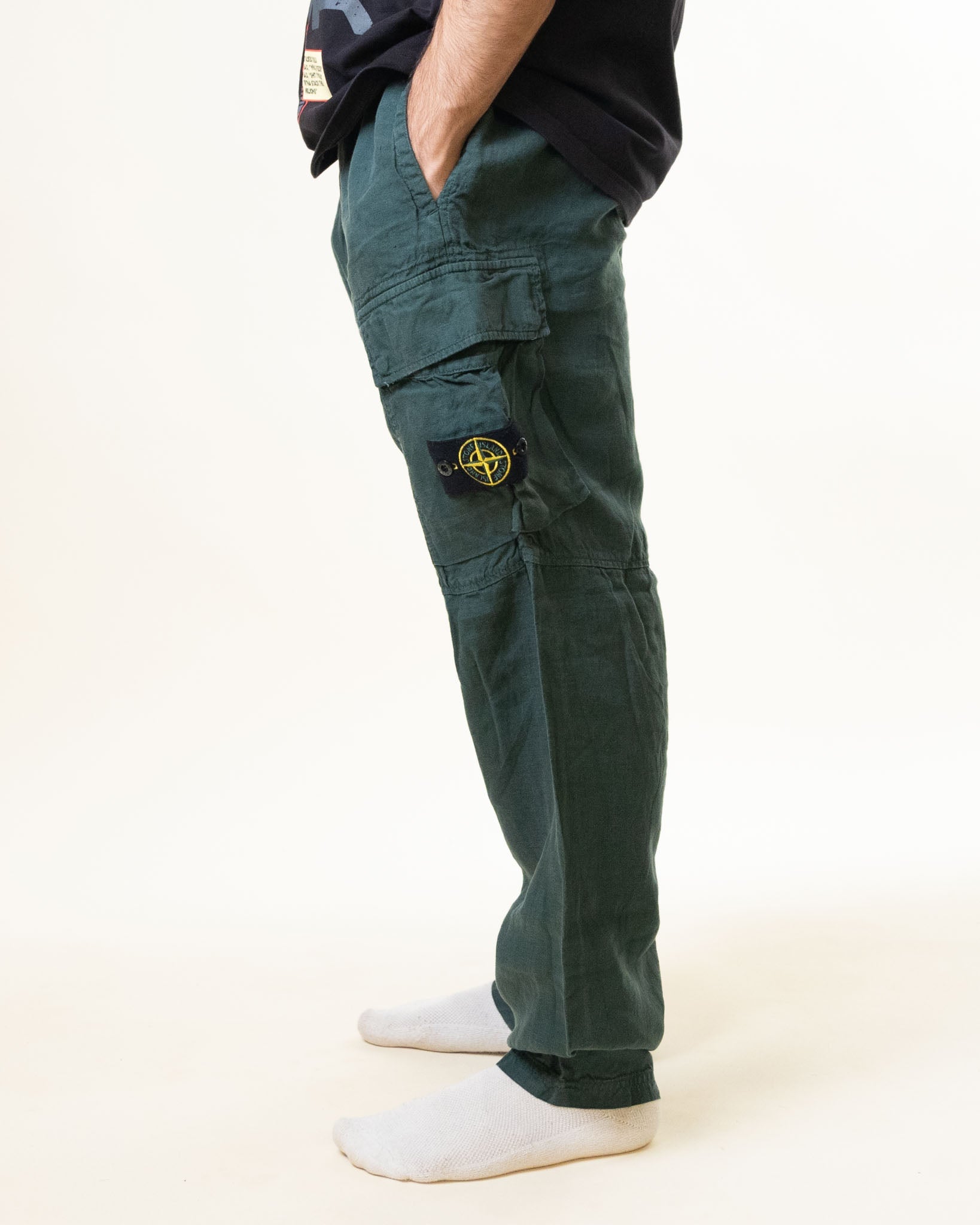 Stone Island Green Trouser - view 3