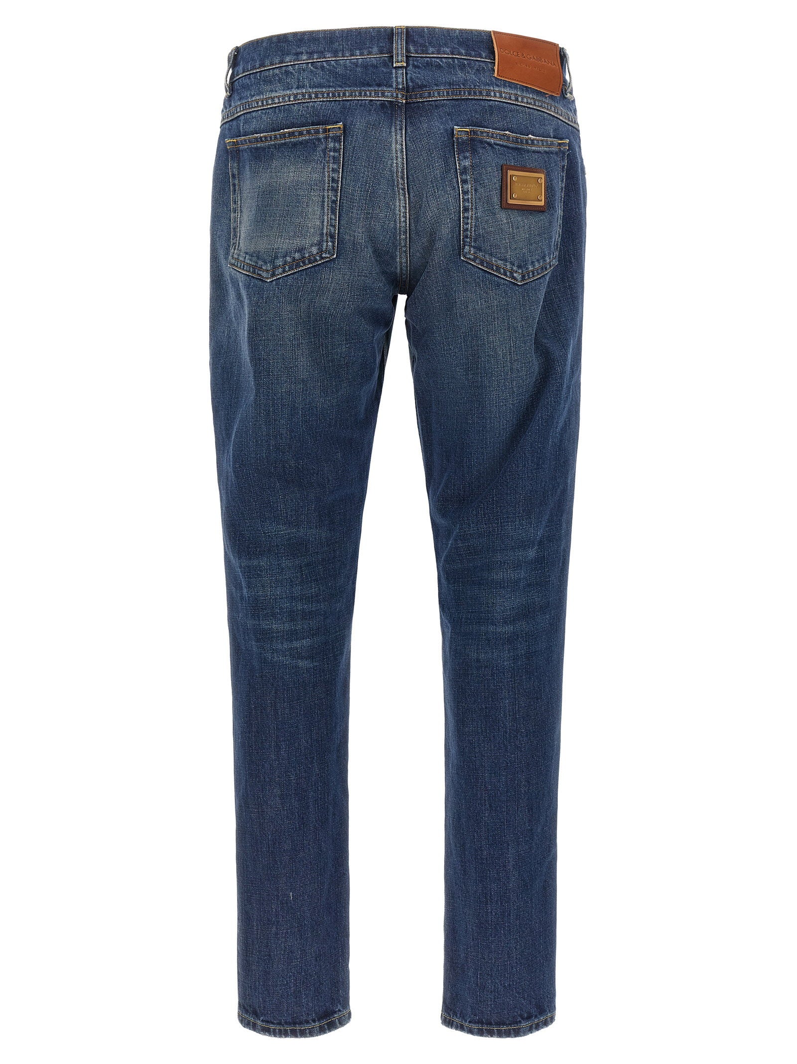 Dolce & Gabbana Logo Plaque Jeans – 100% cotton - view 2